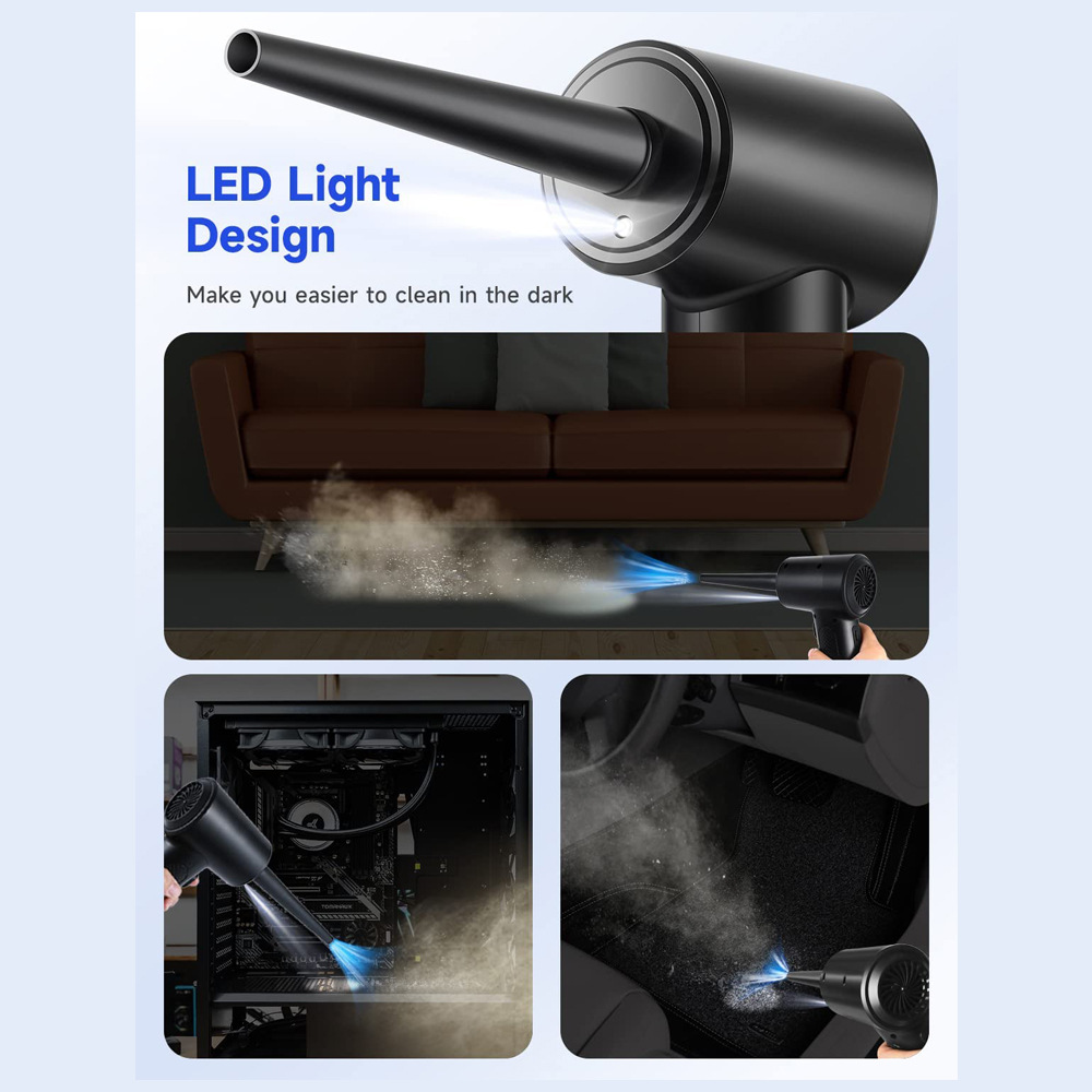 Nuevo coche inalámbrico colector de polvo portátil pistola de vacío de alta potencia de mano limpieza del hogar dos-en-uno soplador de polvo