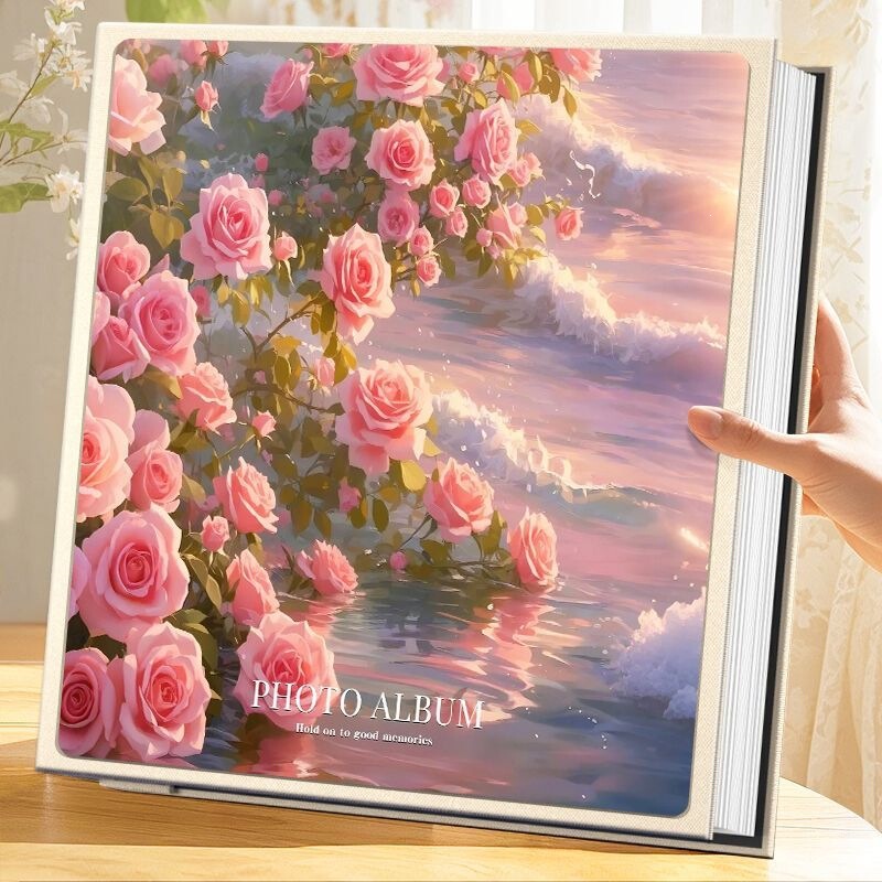 5678-Inch 1080-Page Super Large Capacity Family Photo Album Commemorative Album 5inch Photo Storage Album for Couples