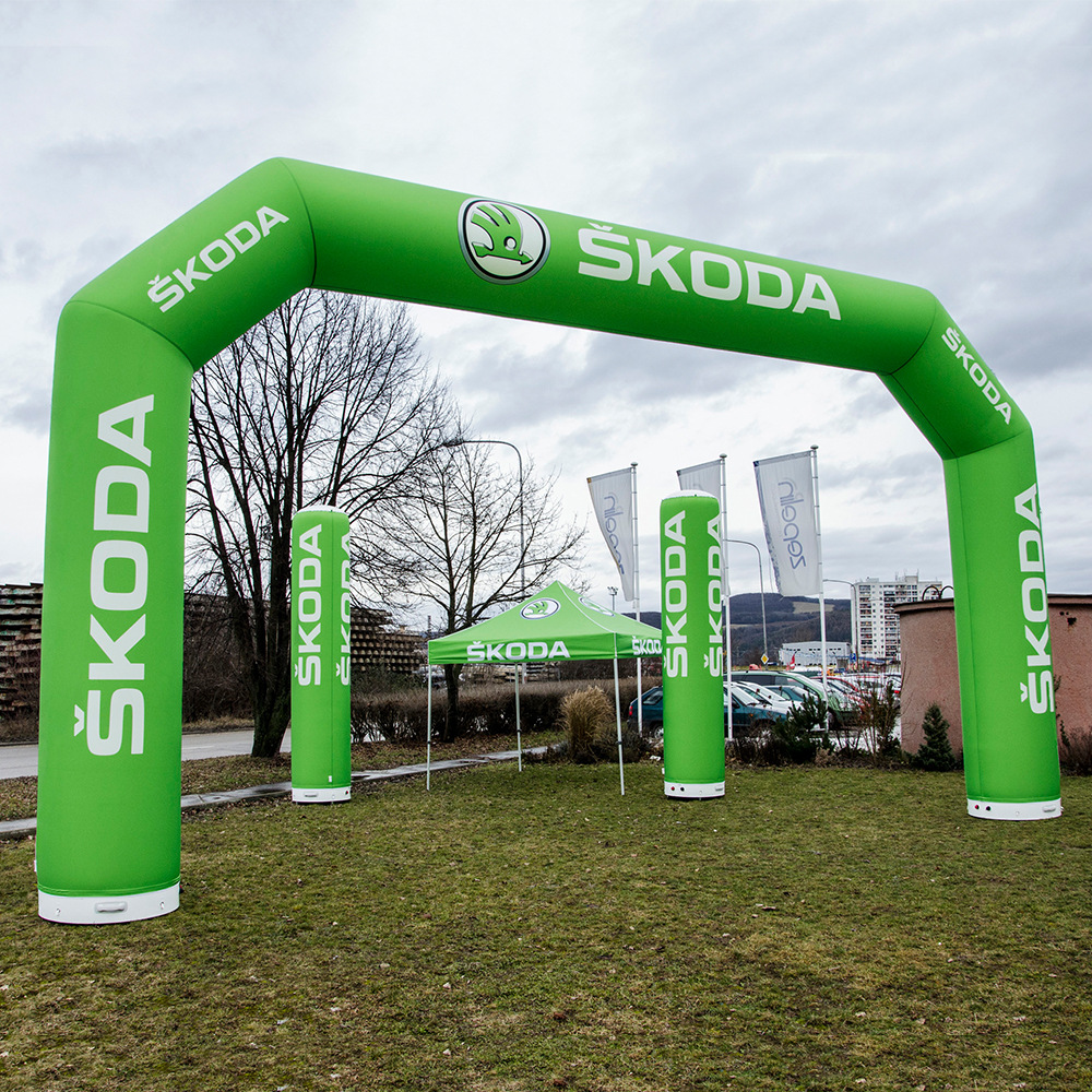 源头厂家批发活动赛事充气四方拱门广告企业拱门四角拱门充气模型