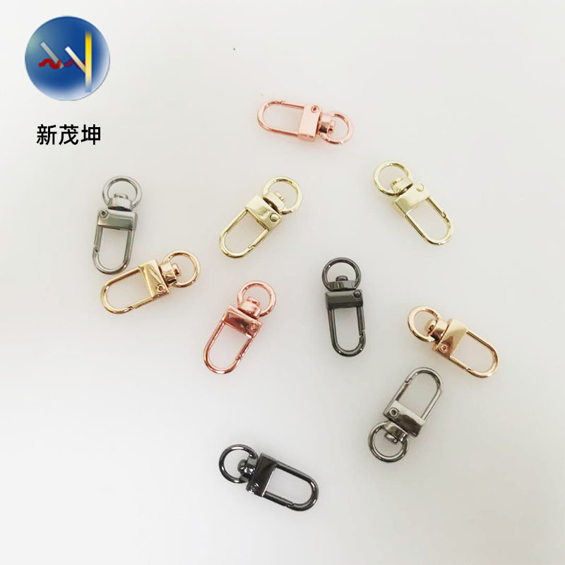 Hebilla de 3 Puntos de Aleación de Zinc para Bolsos, Hebilla de Cadena, Hebilla para Joyería, Hebilla para Perros, Hebilla Colgante, Llavero, Hebilla Pequeña de 3 Puntos en Existencia.