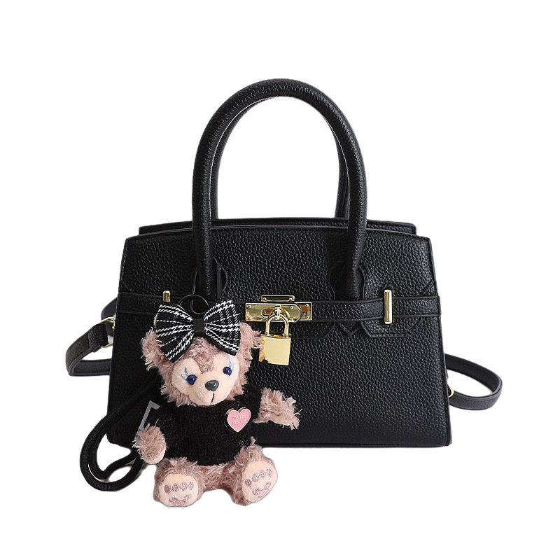 Bolso para mujeres 2026 nuevo estilo de alto nivel lichi estampado bolso de platino portátil de alto nivel de moda versátil bolso de hombro inclinado
