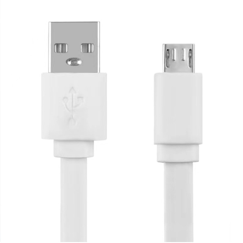 USBマイクロ麺充電線アンドロイド1メートル2a充電線v 8移動電源配電線フラット線|undefined