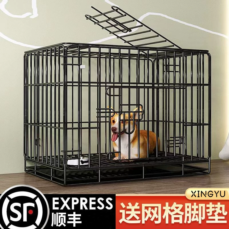 Маленькая собака большого и среднего размера собака клетка кошка клетка Бытовая Крытая кошка Кролик домашнее животное Тедди с туалетом смелый