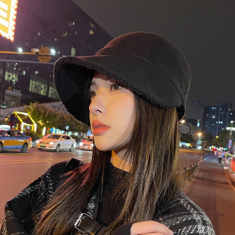 여성 겨울 뽀글이 안감 버킷햇 방한 데일리 벙거지 모자
