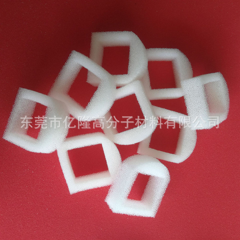 供应3cm宠物自动饮水机过滤绵 40ppi白色喷泉去杂质过滤棉海绵块