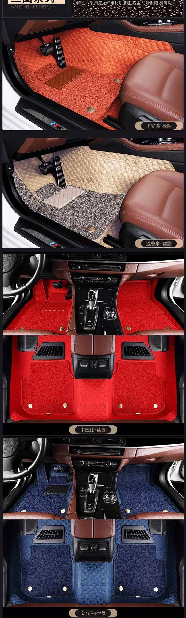 360 Aviation Soft-packed Floor Mats Are Specially Used for Baowo Cars BX5/bx7 Full-coverage Special Car to Create Embedded Floor Glue