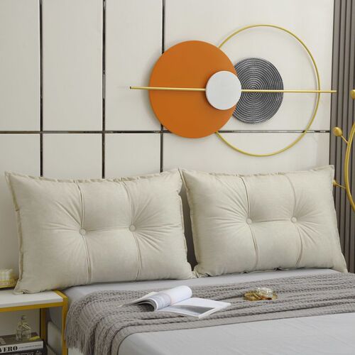 Technological cloth bedside cushions, tatami soft-covered headboards, double back cushion combination sofa cushions, removable and washable