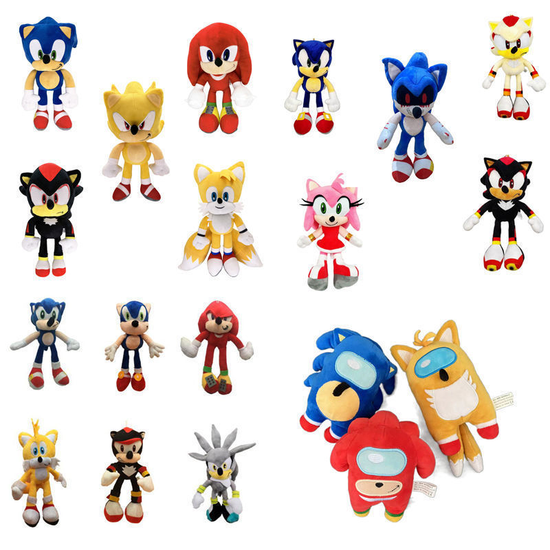 Cross-Border Hot-Selling Anime Game Movie Q-Version Sonic the Hedgehog Tails Plush Toy Doll Wholesale Cross-Border Hot-Selling Anime Game Movie Q-Version Sonic the Hedgehog Tails Plush Toy Doll Wholesale