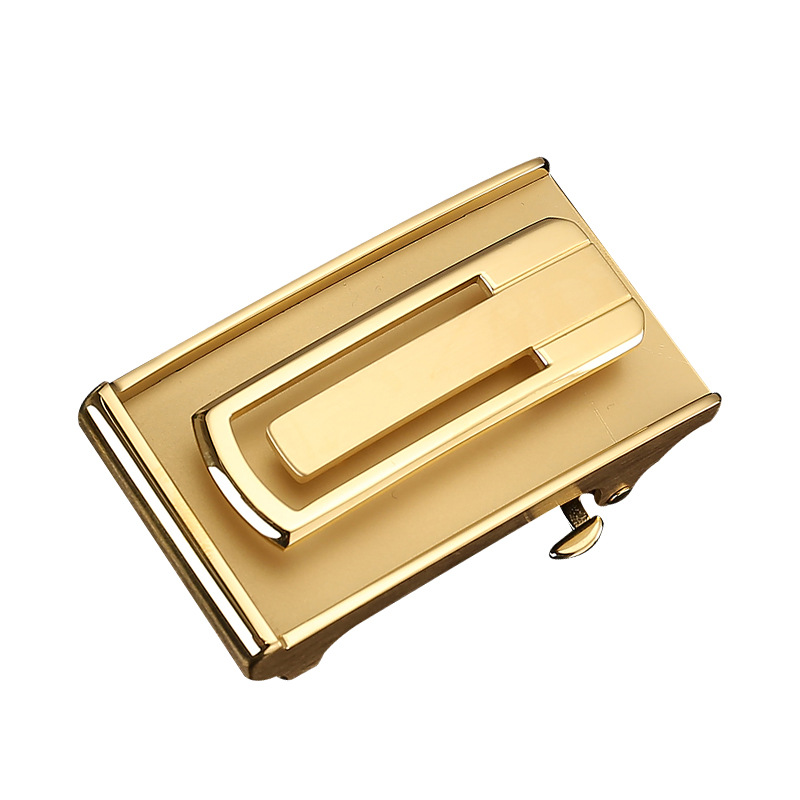 3,5/3,8 hebilla de cinturón de acero inoxidable hebilla sin dientes tipo prensa para hombre hebilla de cinturón de alta calidad hebilla de cinturón de material de sensación venta directa