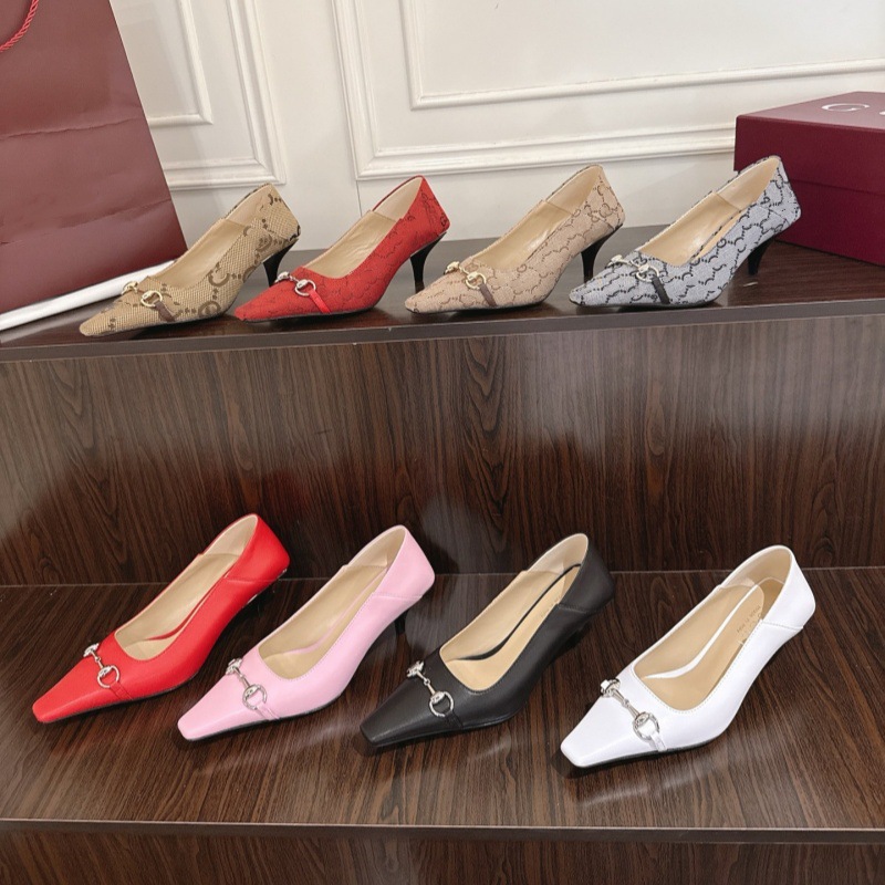 women's retro elegant shoes stiletto heels pointed-toe