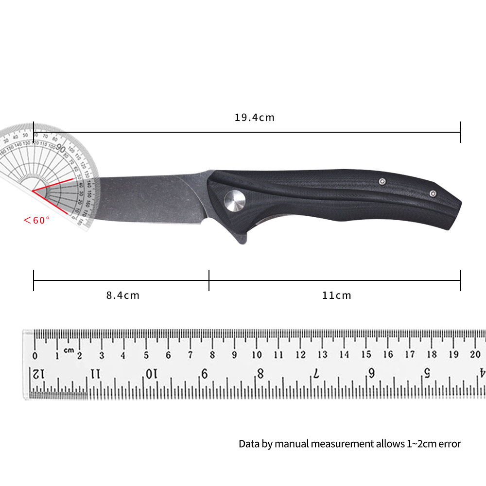 跨境热销 厂家直销 高硬度户外折叠刀 荒野户外求生随身便携小刀