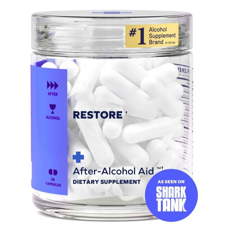 Спот трансграничный TK Amazon Горячие продажи After-Alcohol Aid Восстановление капсулы RESTORE Поддержка O