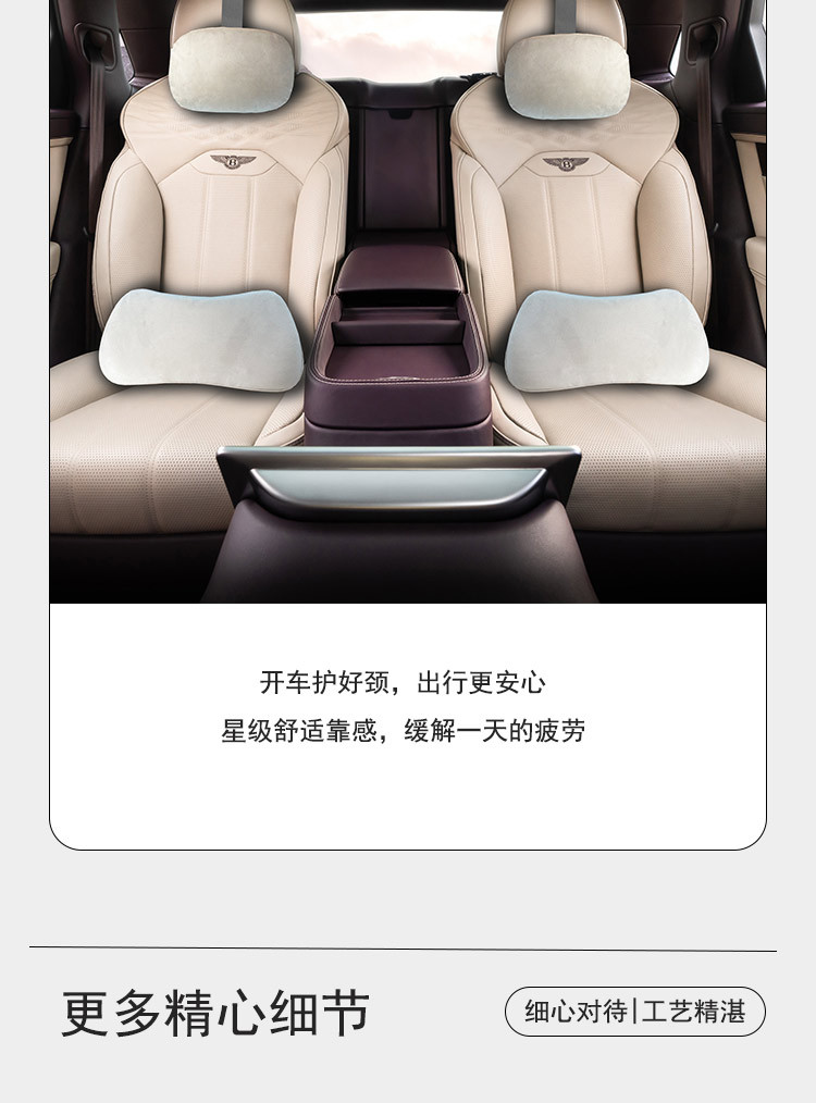 Suitable for Xpeng Wenjie New Energy Shitu series cars, lumbar cushion, car pillow, waist pillow, waist support