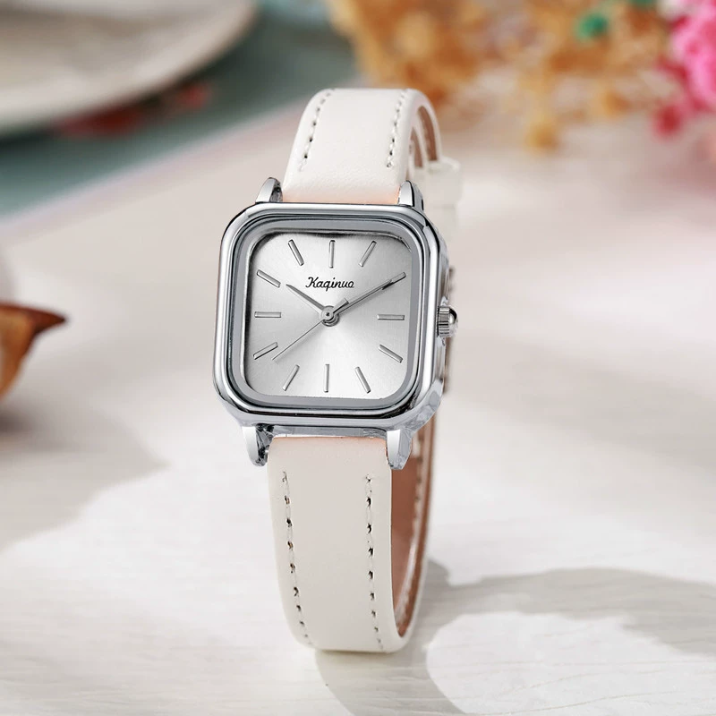 Square swiss watch, fashionable quartz women's watch, high-end, wholesale