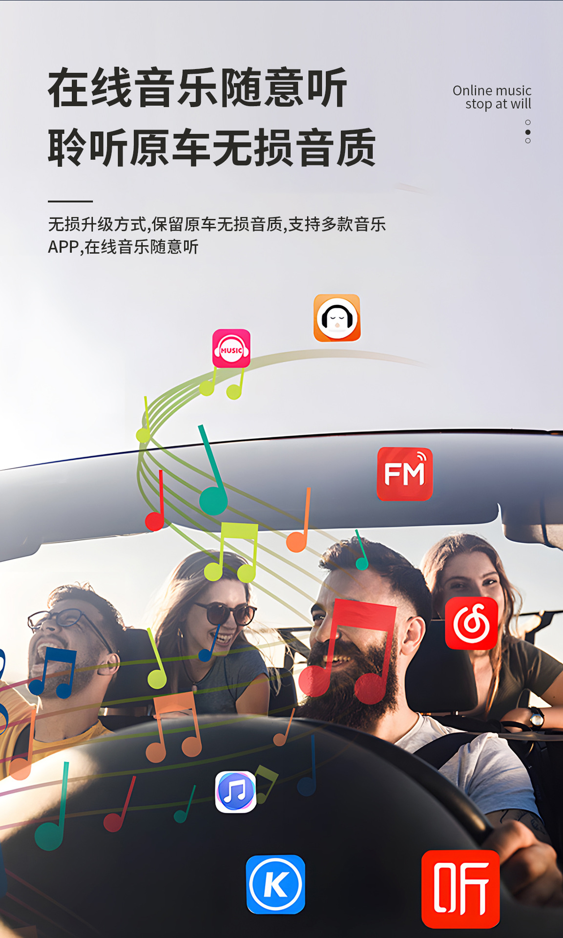 Wireless CarPlay module Android auto car machine navigation CarPlayI audio and video wholesale car