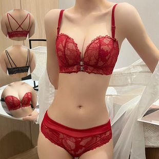 Lace sexy bra top, wireless bra, push up bra, non-slip straps, underwear, set, beautiful back, strapless