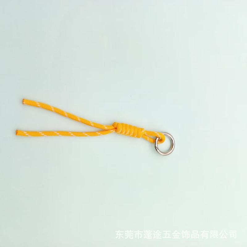 双色编织打结手机挂绳手工配件钥匙扣材料挂件玩具包包小挂饰吊绳|undefined
