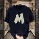 Factory wholesale men's American fashion animal pattern printed loose half sleeve top versatile short sleeve t-shirt