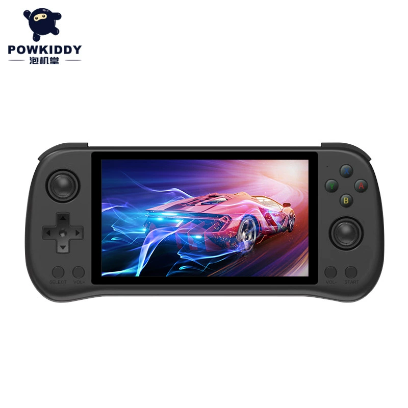 Ручная игровая консолька powkiddy X55, открытая исходная платформа, 5,5" экран с высоким разрешением, Bluetooth, двойная microSD, большой HD экран