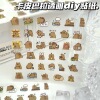 Transparent sticker - little capybara (price per sheet) 10*10cm