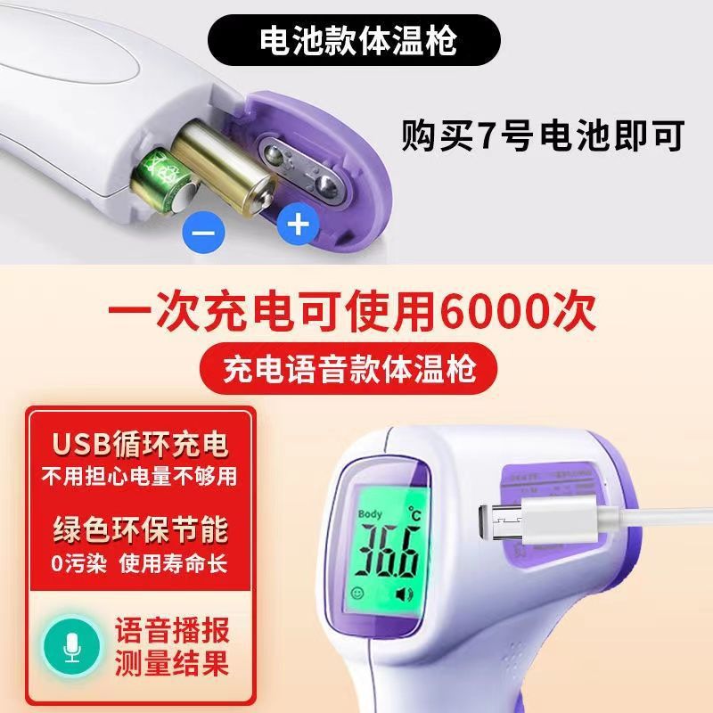 医用体温检测器全自动电子红外线温度计家用体温计医用精准