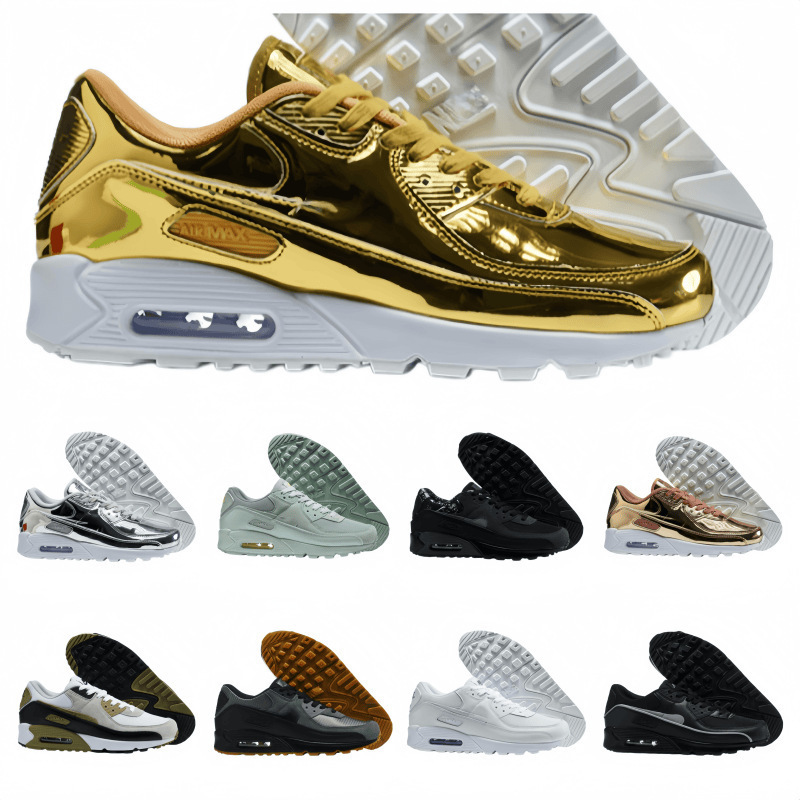 European and American style Air Max 90 air cushion running shoes for men, height-increasing, shock-absorbing, breathable sports shoes, cross-border wholesale European and American style Air Max 90 air cushion running shoes for men, height-increasing, shock-absorbing, breathable sports shoes, cross-border wholesale