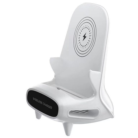 Support All Mobile Phone Wireless Charger Lazy Chair Bracket Desktop Horizontal and Vertical Drama Amplification Automatic Sensor