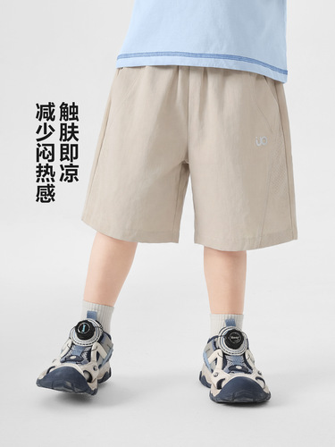 Boys 'cool and mosquito-proof shorts, summer casual quarter pants, 2026 new children's wear, baby and children's summer pants, trendy