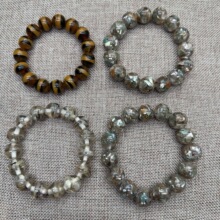 新品上市仿二代琥珀蜜蜡长项链黄金店供应礼品复古牡丹玫瑰手链