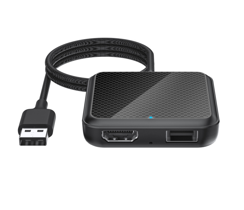 Ottocast ワイヤレス CarPlay/Android Auto+HDMI 入力カーエンターテイメント アーティファクト AIBOX|undefined