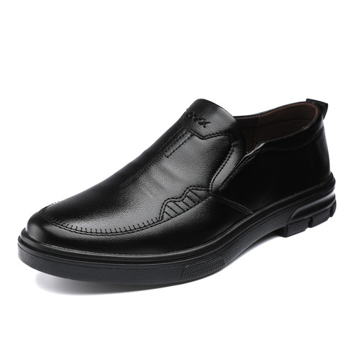 Cross-border leather shoes men's new business formal casual four-season breathable men's British and Korean style round-toe groom's wedding shoes