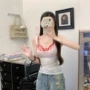 交叉夏季新款透视两件套