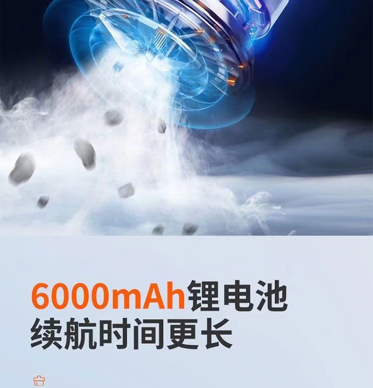 Cross-border new car wireless vacuum cleaner brushless three-speed large suction blowing suction integrated hand-held household dust blower