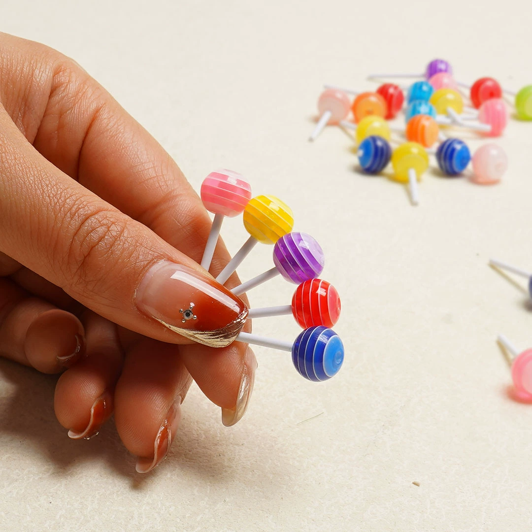 Миниатюрные игрушечные акриловые искусственные леденцы, альпийский крем, клей, аксессуары для самостоятельного изготовления чехлов для мобильных телефонов, ювелирные украшения из смолы.