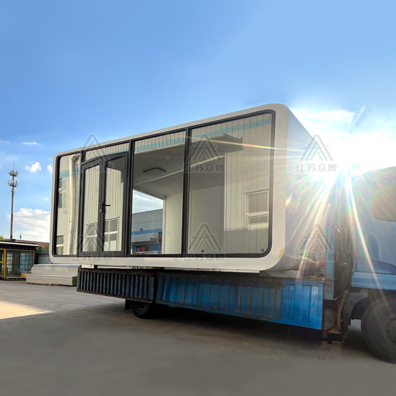 Apple Warehouse Mobile Room Librería Oficina cápsula espacial Residentes B & B Office Sunshine Room Station Lounge