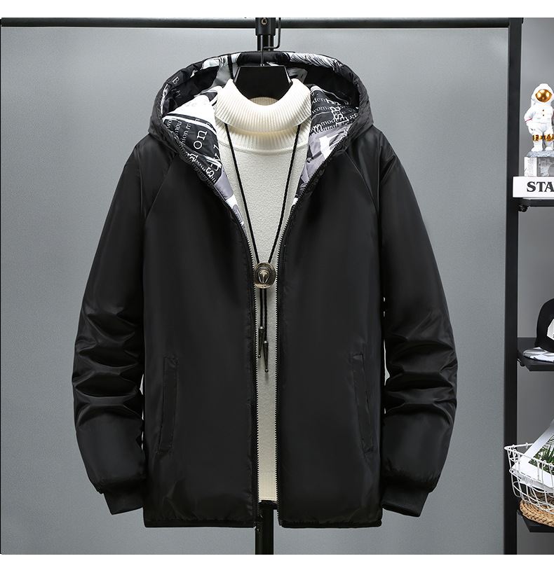 Men's Jacket Reversible Trendy Spring And Autumn For Boys_voghion.com