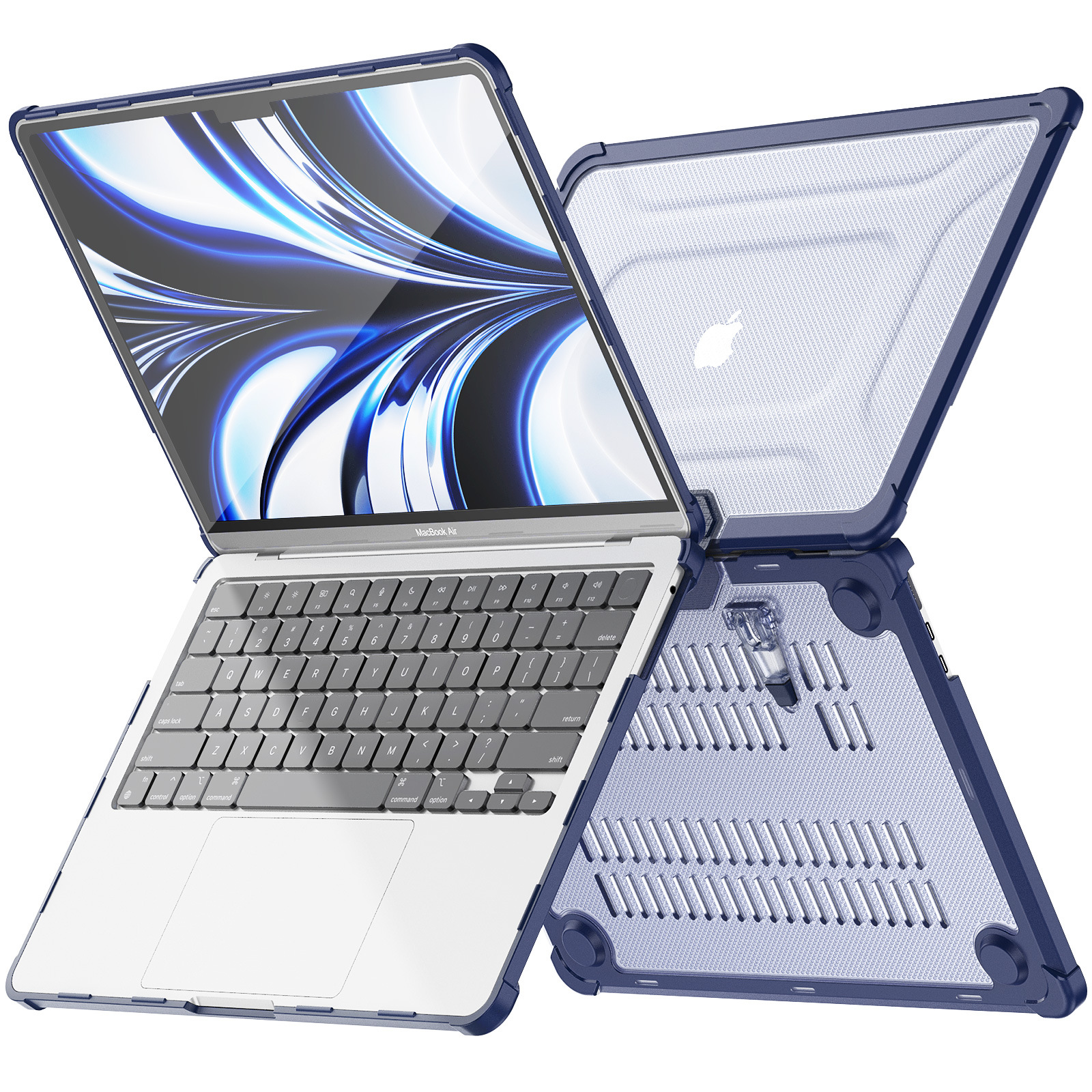 MacBookAir 13.6-inch M2 A2681 protective case M3 A3113 Apple laptop hidden stand