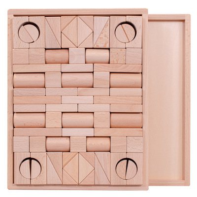 Kindergarten gran partícula bloques de construcción juguete super grande 180 pura haya original madera sólida empalme bloques de construcción