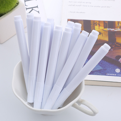 White liquid chalk creative mirror glass LED fluorescent board lamp pen office stationery blackboard pen erasable