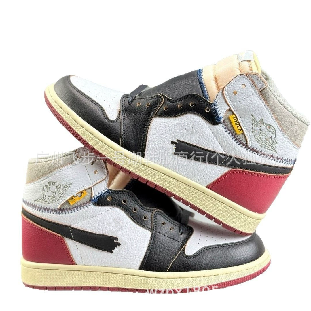 Air Jordan 1, высокие кроссовки, спортивные ботинки, баскетбольные кроссовки, противоскользящие износостойкие кроссовки