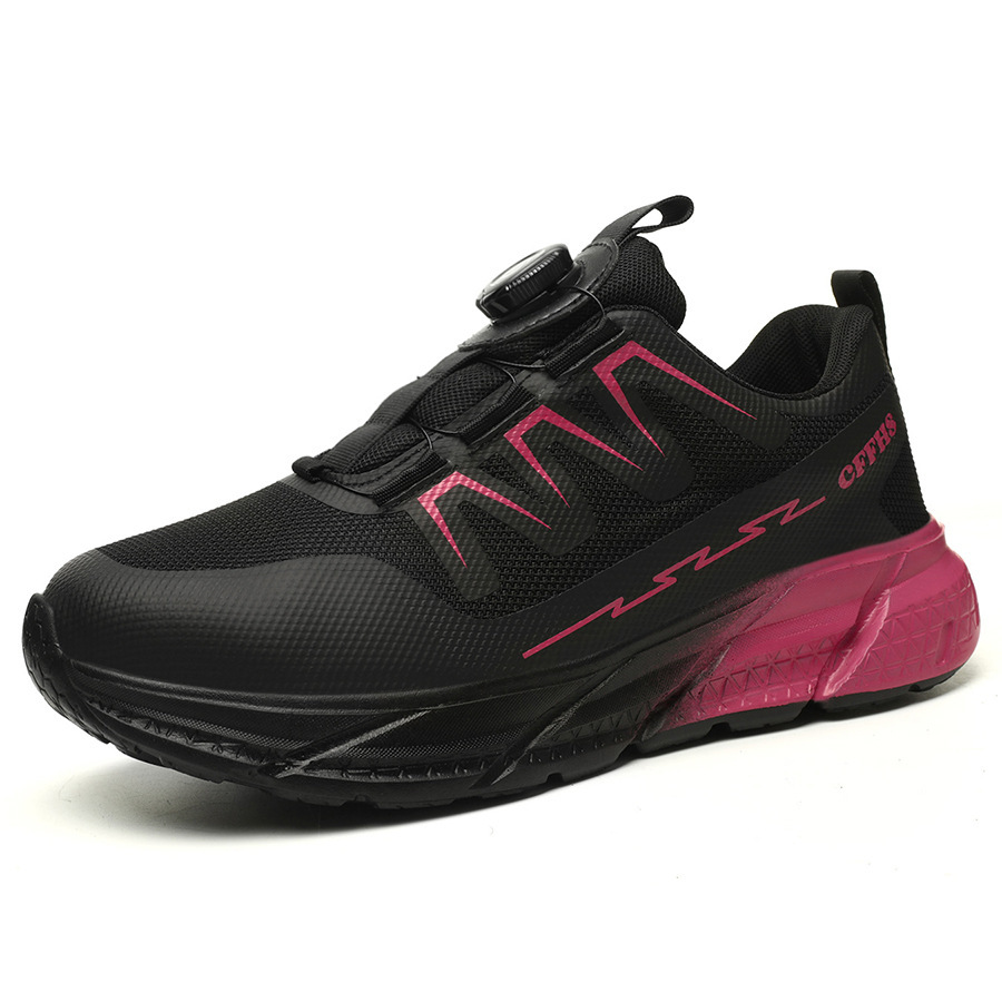 跨境劳保鞋女防砸防刺穿防护带钢头轻便不累脚钢包头防臭透气春夏