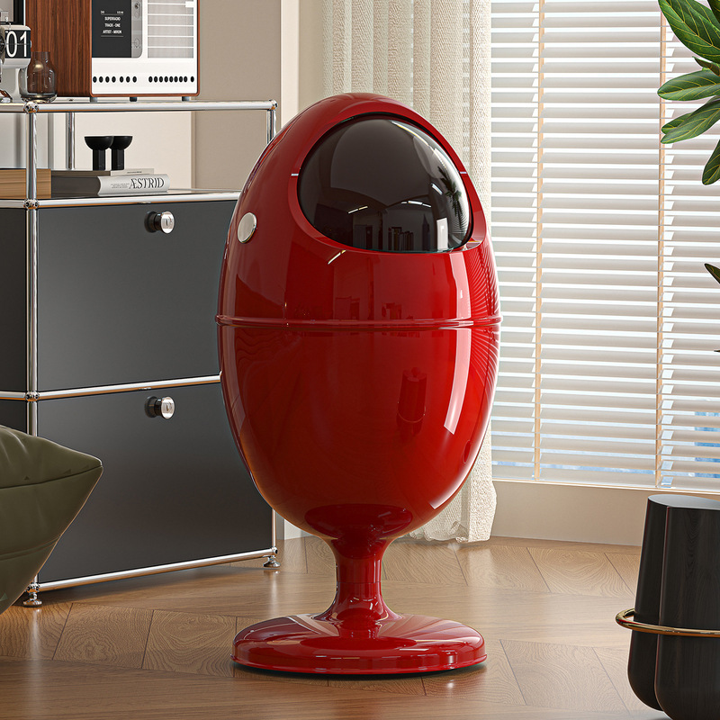 Dinosaur Egg Trash Can for Home Use, High-End and Stylish, 2025 New Model, Specially Designed for Bedrooms, No Need to Bend Over, Large Size for Living Rooms, Light Luxury Dinosaur Egg Trash Can for Home Use, High-End and Stylish, 2025 New Model, Specially Designed for Bedrooms, No Need to Bend Over, Large Size for Living Rooms, Light Luxury