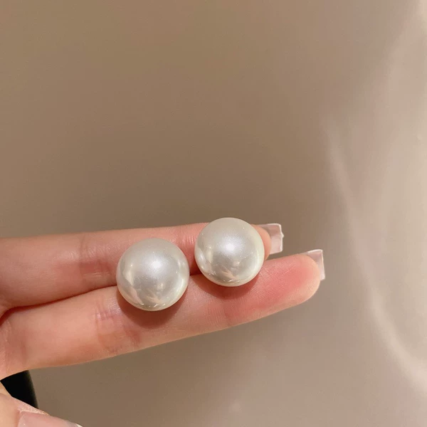44#Silver Needle-White Bread Pearl Pearl