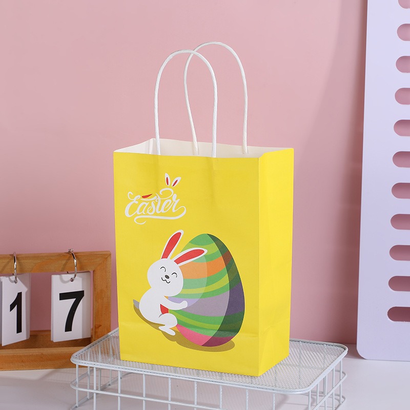 Bolsas de regalo de cumpleaños, bolsas de cartón cartón, bolsas de embalaje para llevar, bolsas de embalaje de regalo de fiesta para niños, bolsas de mano