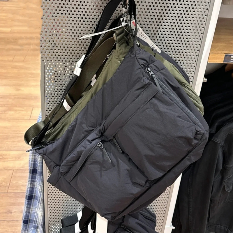 Fashion New Universal Stain-Resistant Men's and Women's Bags Crossbody Bag Shoulder Bag Multi-Pocket Lightweight Water-Resistant Large Capacity Bag