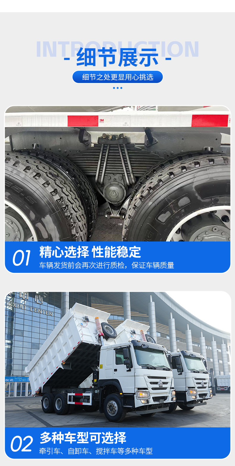 Manufacturer of Cross-Border Chinese Heavy-Duty Truck Howo 12m³ 6X4 Concrete Mixer Tank and Concrete Mixer Truck with Stable Performance