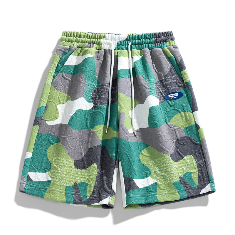 NASA American Basketball Shorts Men's Summer Loose Sports Shorts Trendy Brand High Street Casual Fashion All-Match Pants