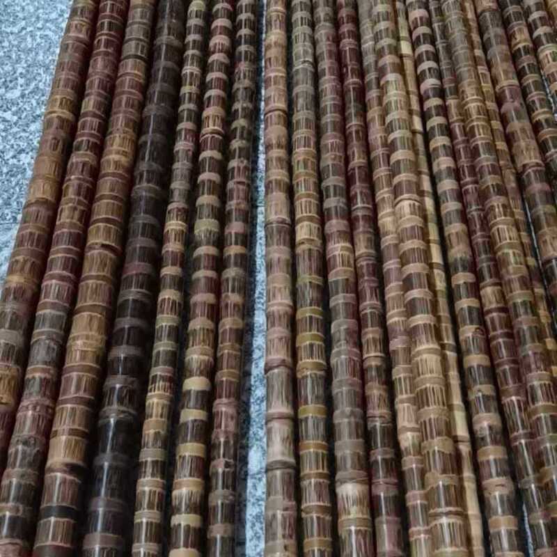 龍血金糸竹人工密節磨き研磨した中実竹棒鞭鞭砲台写網杖完成品|undefined