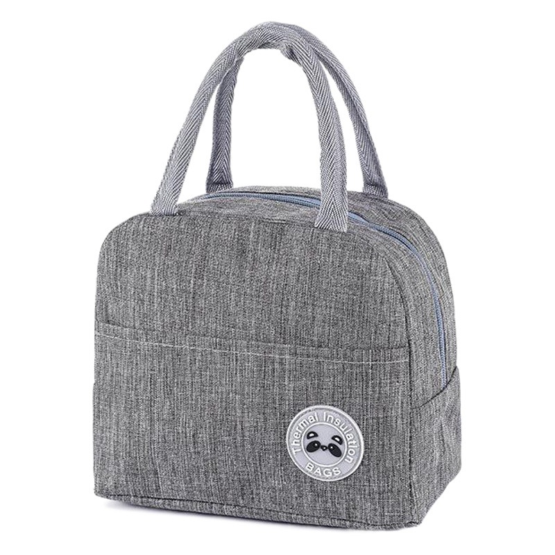 Bolsa de aislamiento térmico portátil Oxford tela impermeable bolsa de almuerzo bolsa de aluminio bolsa de hielo almuerzo caja bolsa estudiante almuerzo caja bolsa