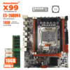 NEW X99 Motherboard with 2680V4 CPU 16G 2133mhz reg RAM sets